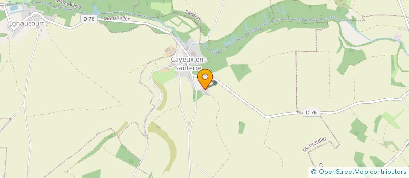 localisation de l'entreprise MADAME KARINE LECLERC  CAYEUX-EN-SANTERRE
