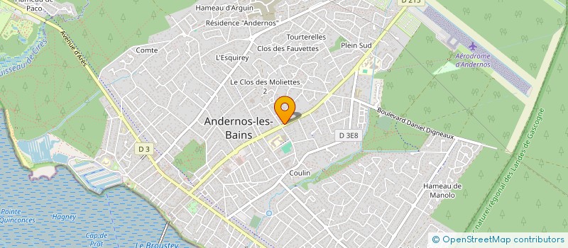 localisation de l'entreprise MADAME KARINE LEFEBVRE  ANDERNOS-LES-BAINS