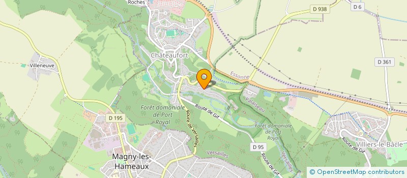 localisation de l'entreprise MADAME KARINE LEFEVRE  CHATEAUFORT