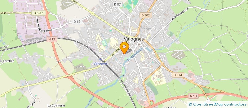 localisation de l'entreprise MADAME KARINE LEFILLIATRE à VALOGNES
