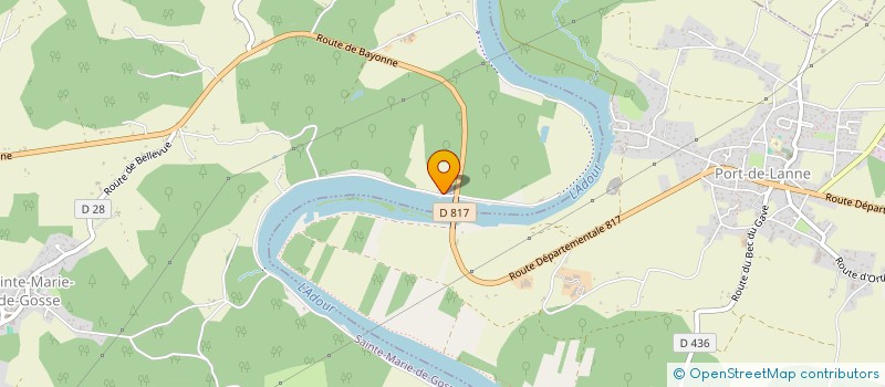 localisation de l'entreprise MADAME KARINE LEGLISE  SAINTE-MARIE-DE-GOSSE