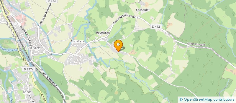 localisation de l'entreprise MADAME KARINE LEGRANDVALLET  COARRAZE