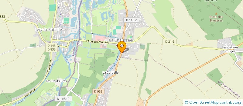 localisation de l'entreprise MADAME KARINE LEGUIS à LA CHAUSSEE-D'IVRY