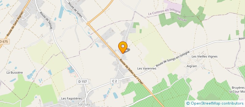 localisation de l'entreprise MADAME KARINE LEMAIRE  SASSAY