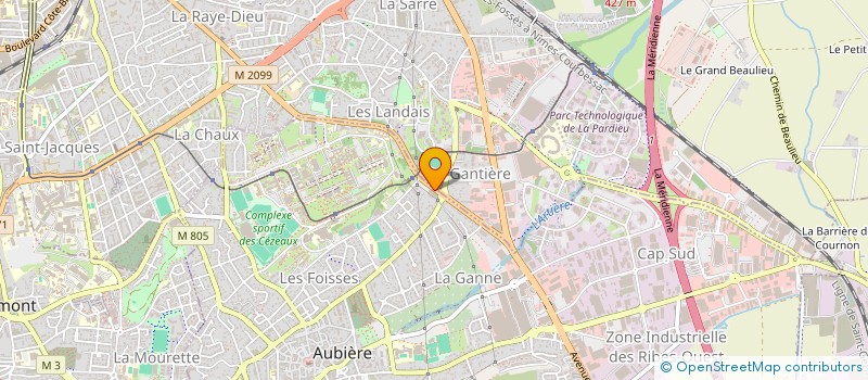 localisation de l'entreprise MADAME KARINE LEMAIRE  AUBIERE