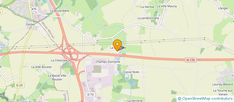 localisation de l'entreprise MADAME KARINE LEMERCIER  MINIAC-MORVAN