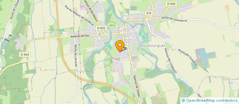 localisation de l'entreprise MADAME KARINE LEONARDET  MAUBOURGUET