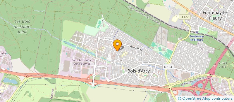 localisation de l'entreprise MADAME KARINE LEOST  BOIS-D'ARCY