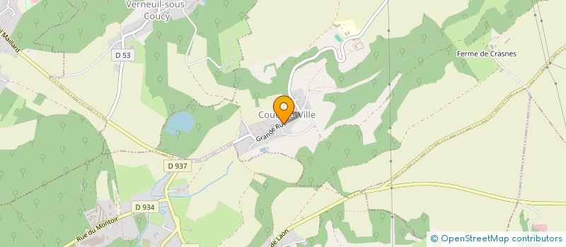 localisation de l'entreprise MADAME KARINE LEPAGE à COUCY-LA-VILLE