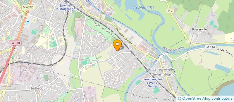 localisation de l'entreprise MADAME KARINE LERAY  LANEUVEVILLE-DEVANT-NANCY