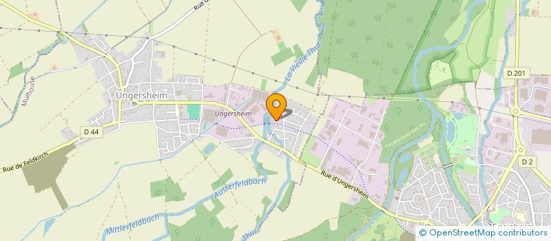 localisation de l'entreprise MADAME KARINE LEROUX  UNGERSHEIM