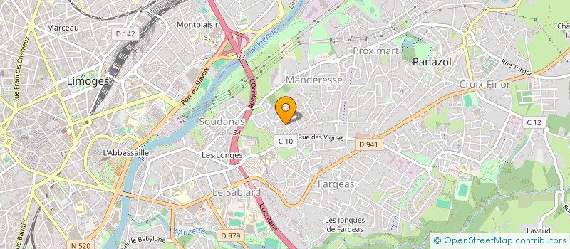 localisation de l'entreprise MADAME KARINE LEROY à PANAZOL