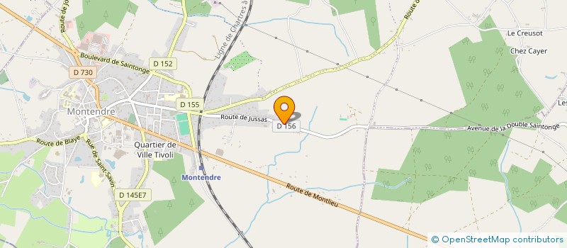 localisation de l'entreprise MADAME KARINE LESEURE  MONTENDRE