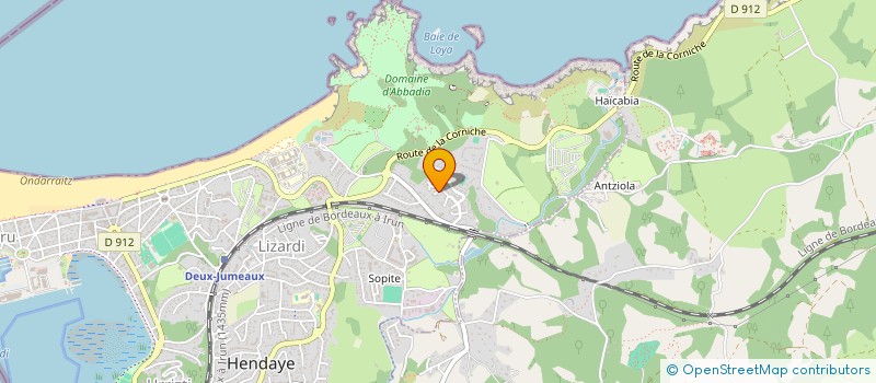 localisation de l'entreprise MADAME KARINE LESQUERE  HENDAYE