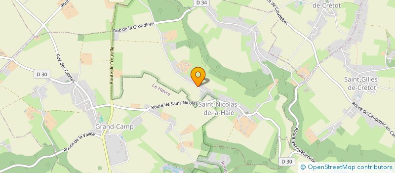 localisation de l'entreprise MADAME KARINE LESUEUR  SAINT-NICOLAS-DE-LA-HAIE