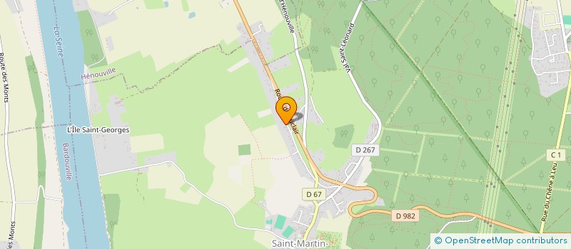 localisation de l'entreprise MADAME KARINE LEVASSEUR  SAINT-MARTIN-DE-BOSCHERVILLE