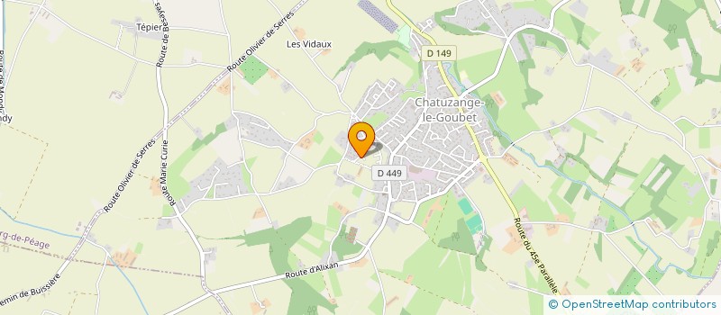 localisation de l'entreprise MADAME KARINE LHERITIER à CHATUZANGE-LE-GOUBET