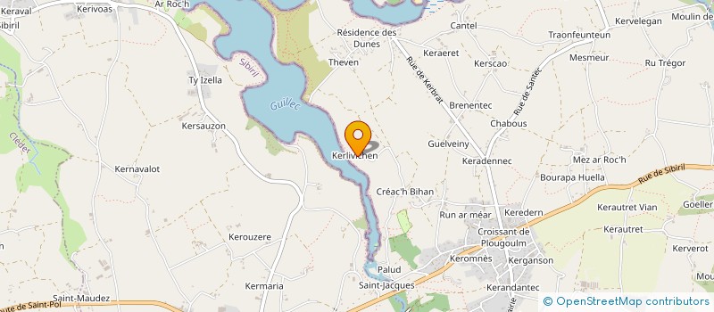 localisation de l'entreprise MADAME KARINE LIHARD  PLOUGOULM