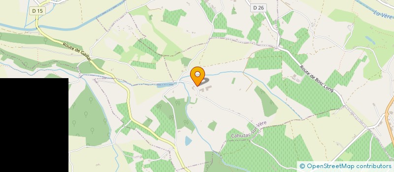 localisation de l'entreprise MADAME KARINE LINON à CAHUZAC-SUR-VERE