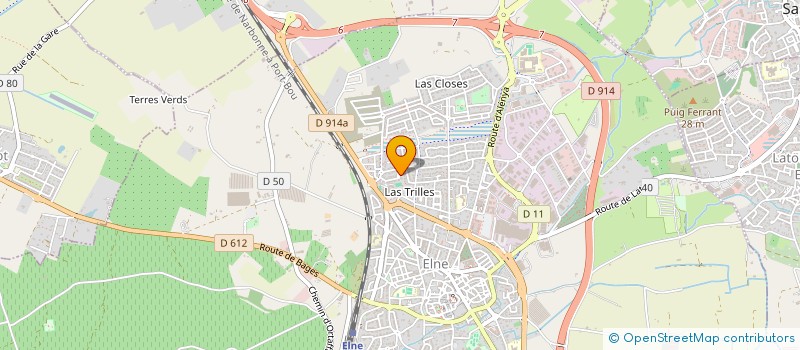 localisation de l'entreprise MADAME KARINE LLANAS  ELNE