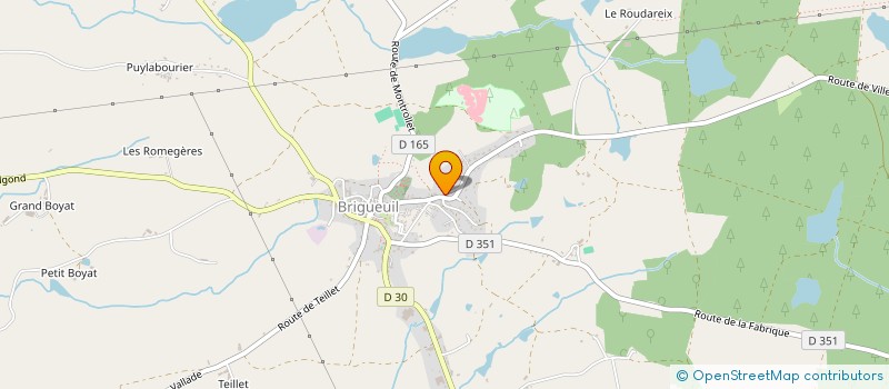 localisation de l'entreprise MADAME KARINE LODE à BRIGUEUIL