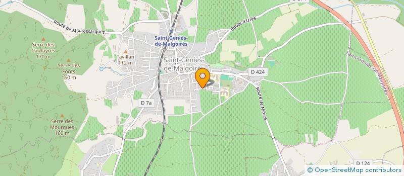 localisation de l'entreprise MADAME KARINE LOISEAU à SAINT-GENIES-DE-MALGOIRES