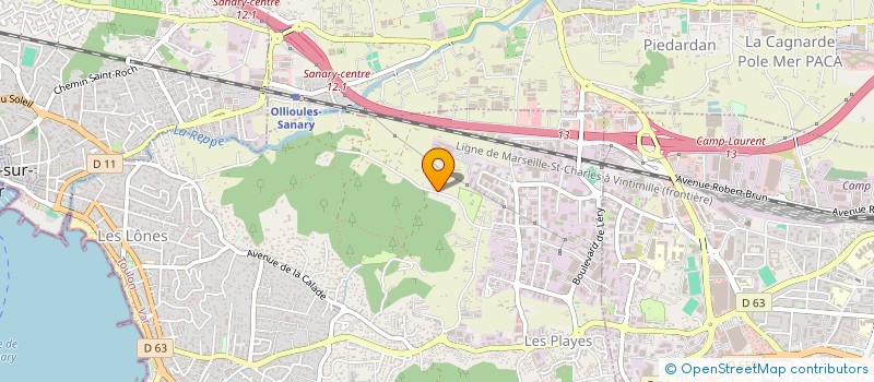 localisation de l'entreprise MADAME KARINE LONGCOURTY à SIX-FOURS-LES-PLAGES