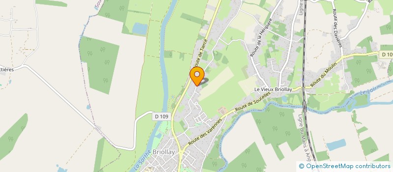 localisation de l'entreprise MADAME KARINE LORANCHET  BRIOLLAY