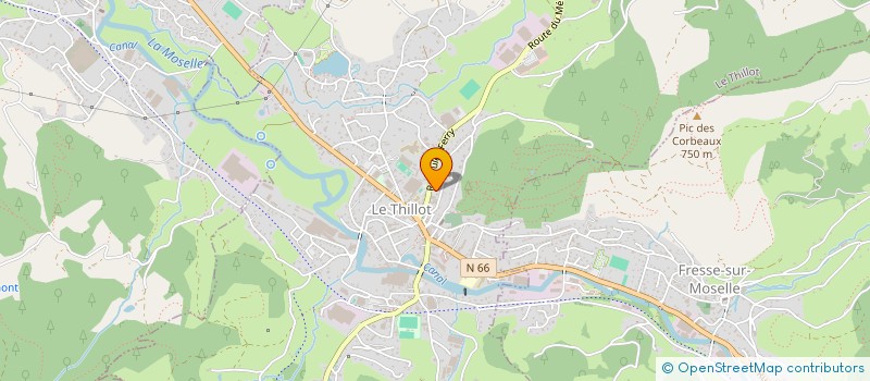 localisation de l'entreprise MADAME KARINE LORENZI  LE THILLOT