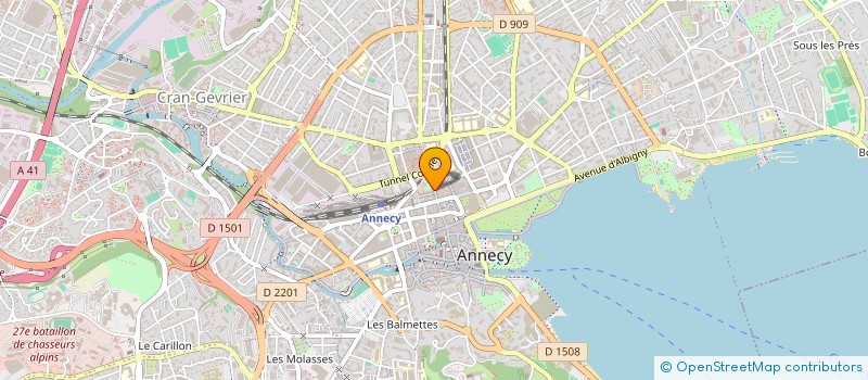 localisation de l'entreprise MADAME KARINE LOUET à ANNECY