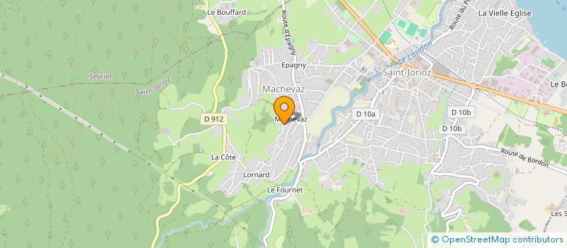 localisation de l'entreprise MADAME KARINE LOYER à SAINT-JORIOZ
