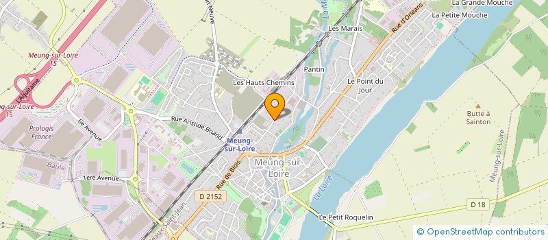 localisation de l'entreprise MADAME KARINE LOZACH à MEUNG-SUR-LOIRE