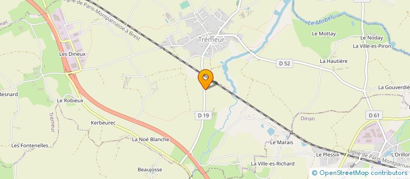 localisation de l'entreprise MADAME KARINE LUCAS  TREMEUR