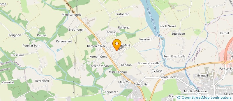 localisation de l'entreprise MADAME KARINE LUSCHER  PLONEOUR-LANVERN