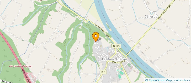 localisation de l'entreprise MADAME KARINE LUSSAGNET  LE MAS-D'AGENAIS