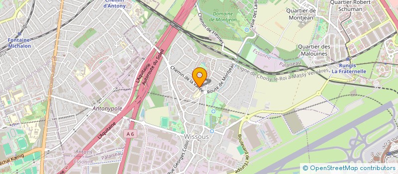 localisation de l'entreprise MADAME KARINE MABILLE  WISSOUS