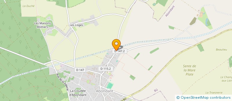 localisation de l'entreprise MADAME KARINE MACHET à ABONDANT