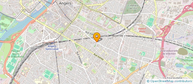 localisation de l'entreprise MADAME KARINE MADELENI à ANGERS