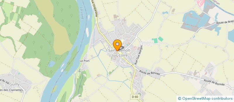 localisation de l'entreprise MADAME KARINE MAHEUX à SAINT-BENOIT-SUR-LOIRE