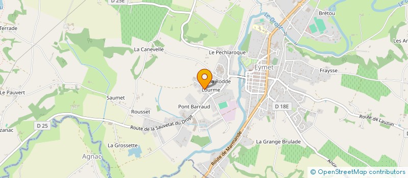 localisation de l'entreprise MADAME KARINE MAILLETAS  EYMET