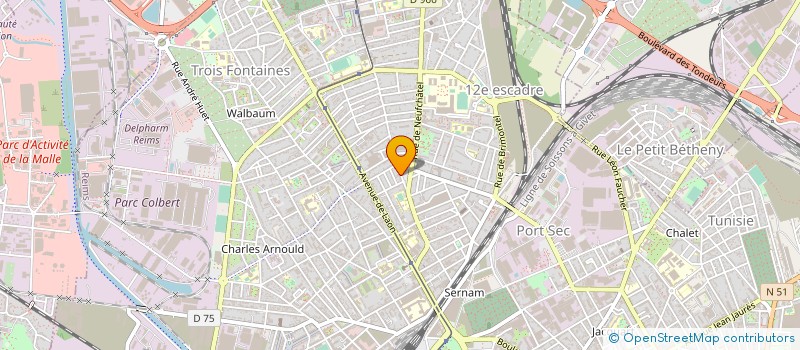 localisation de l'entreprise MADAME KARINE MAINSANT  REIMS