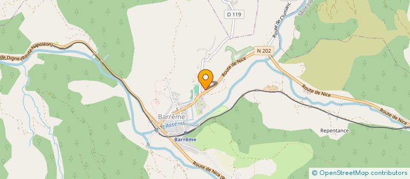 localisation de l'entreprise MADAME KARINE MALAVASI  BARREME