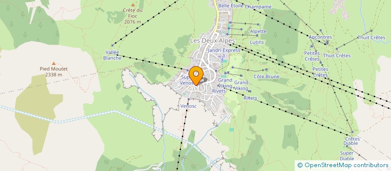 localisation de l'entreprise MADAME KARINE MALKI  LES DEUX ALPES