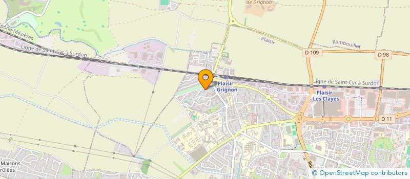 localisation de l'entreprise MADAME KARINE MALLERET  PLAISIR