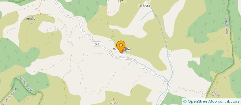 localisation de l'entreprise MADAME KARINE MANENT à SAINT-JEANNET