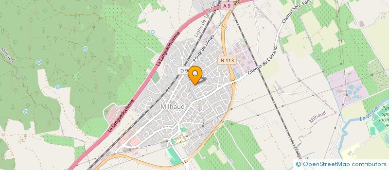 localisation de l'entreprise MADAME KARINE MANGEMATIN  MILHAUD