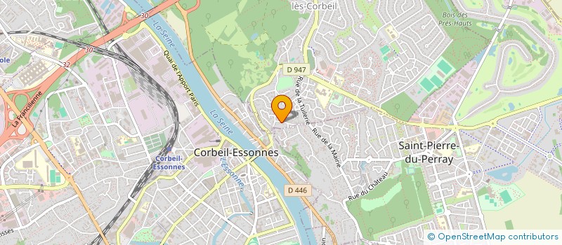 localisation de l'entreprise MADAME KARINE MARCHAL à SAINT-GERMAIN-LES-CORBEIL