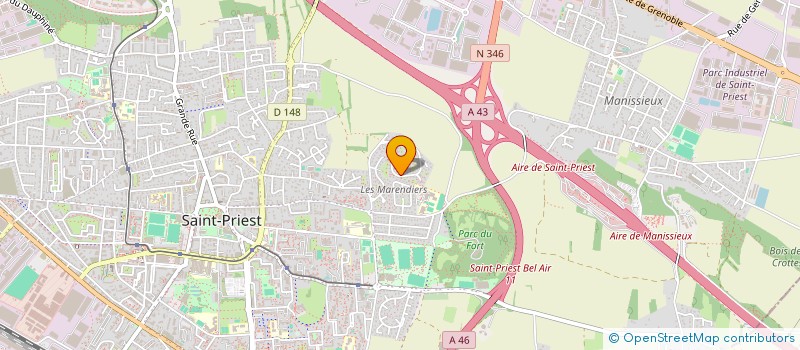 localisation de l'entreprise MADAME KARINE MARCILLOUX  SAINT-PRIEST
