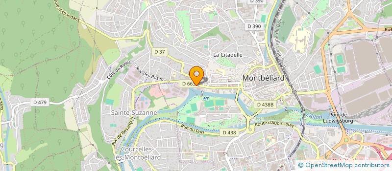 localisation de l'entreprise MADAME KARINE MARCUS à MONTBELIARD