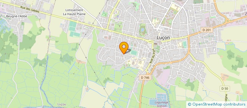 localisation de l'entreprise MADAME KARINE MARECHAL  LUCON